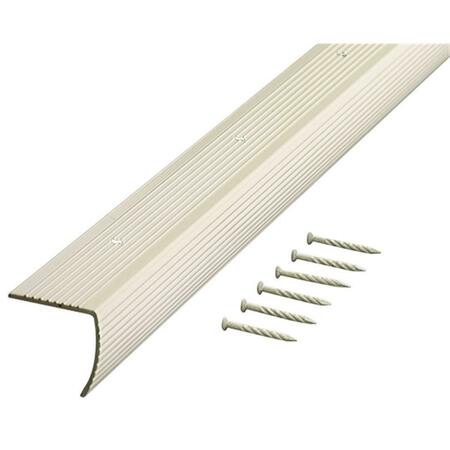 HOMEPAGE 72in. Silver Fluted Stair Edging HO333304